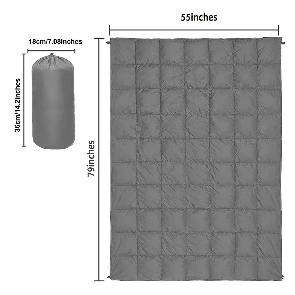 Portable Camping Quilt Travel Blanket