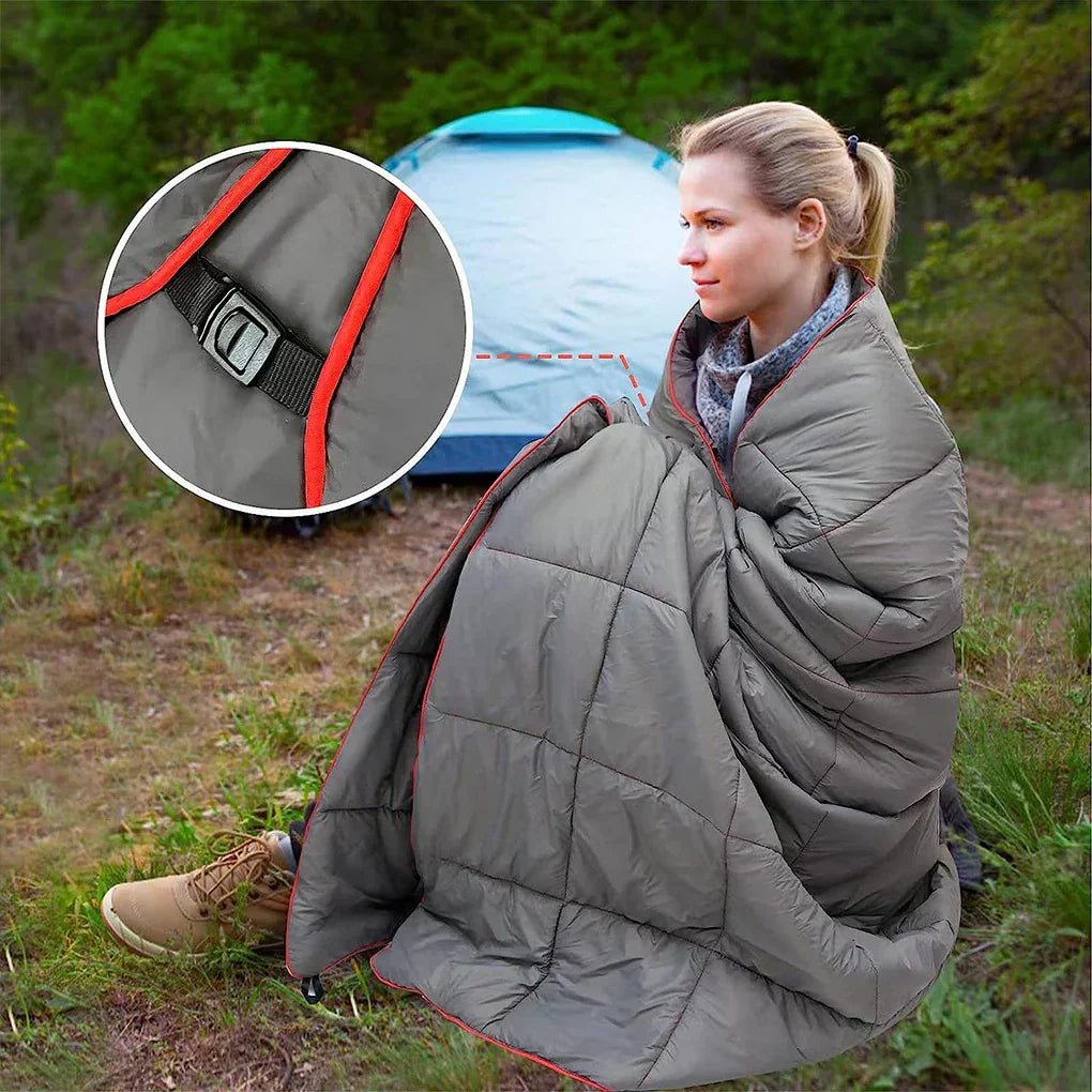 Portable Camping Quilt Travel Blanket