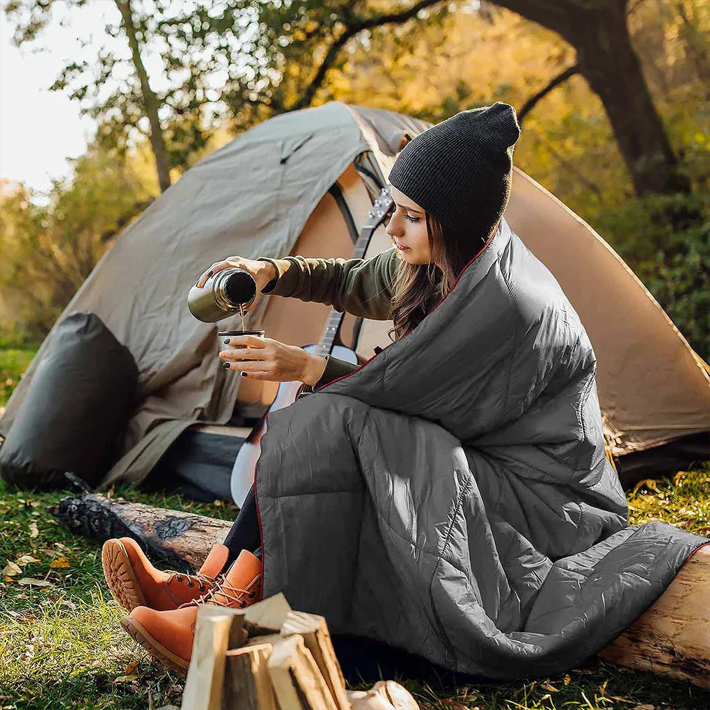 Portable Camping Quilt Travel Blanket