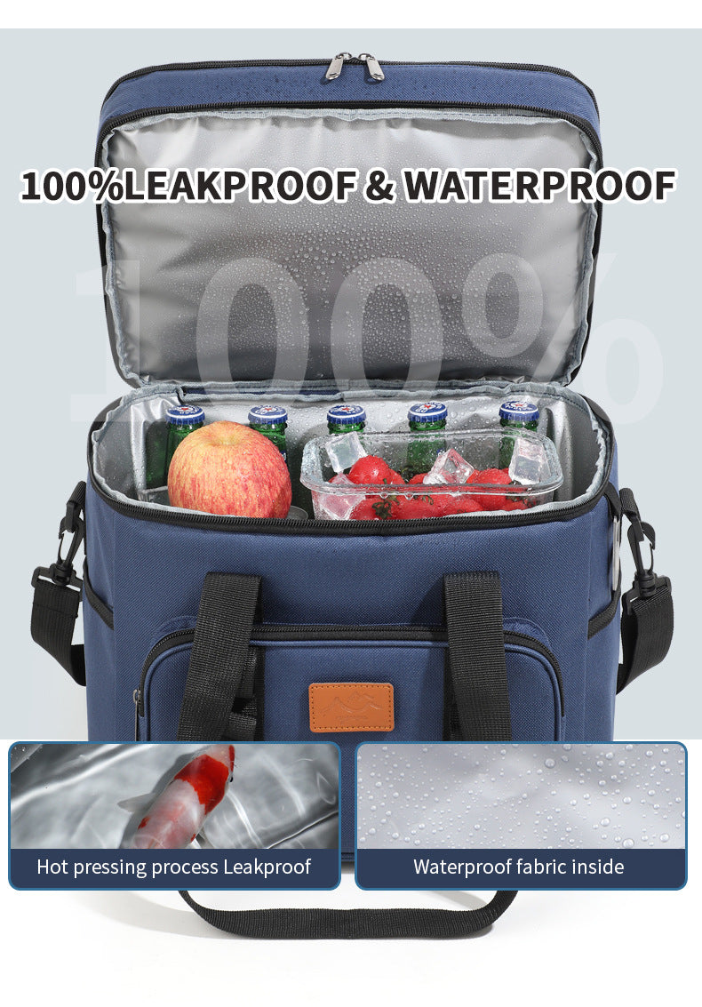 NNEDSZ Green 23L Extra Large Insulated Cooler Bag with Double Layers